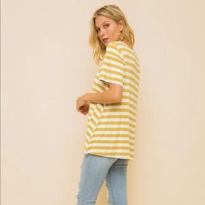 Gold Striped Tee